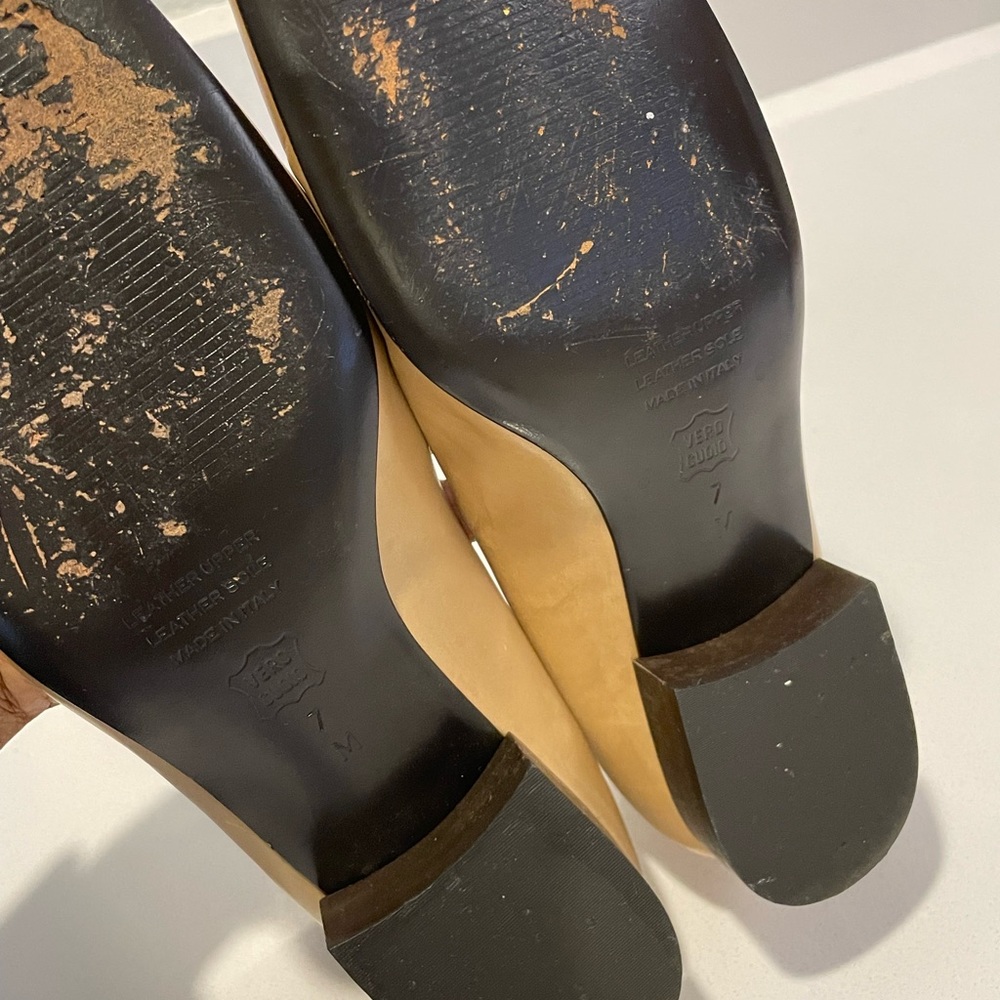 Talbots Leather Risa Ballet Flats with Rounded Toe - Picture 6 of 11